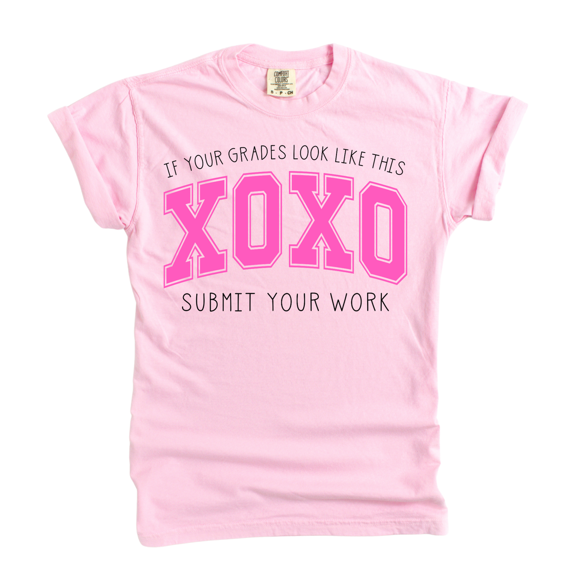 Pink Submit Your Work Tee