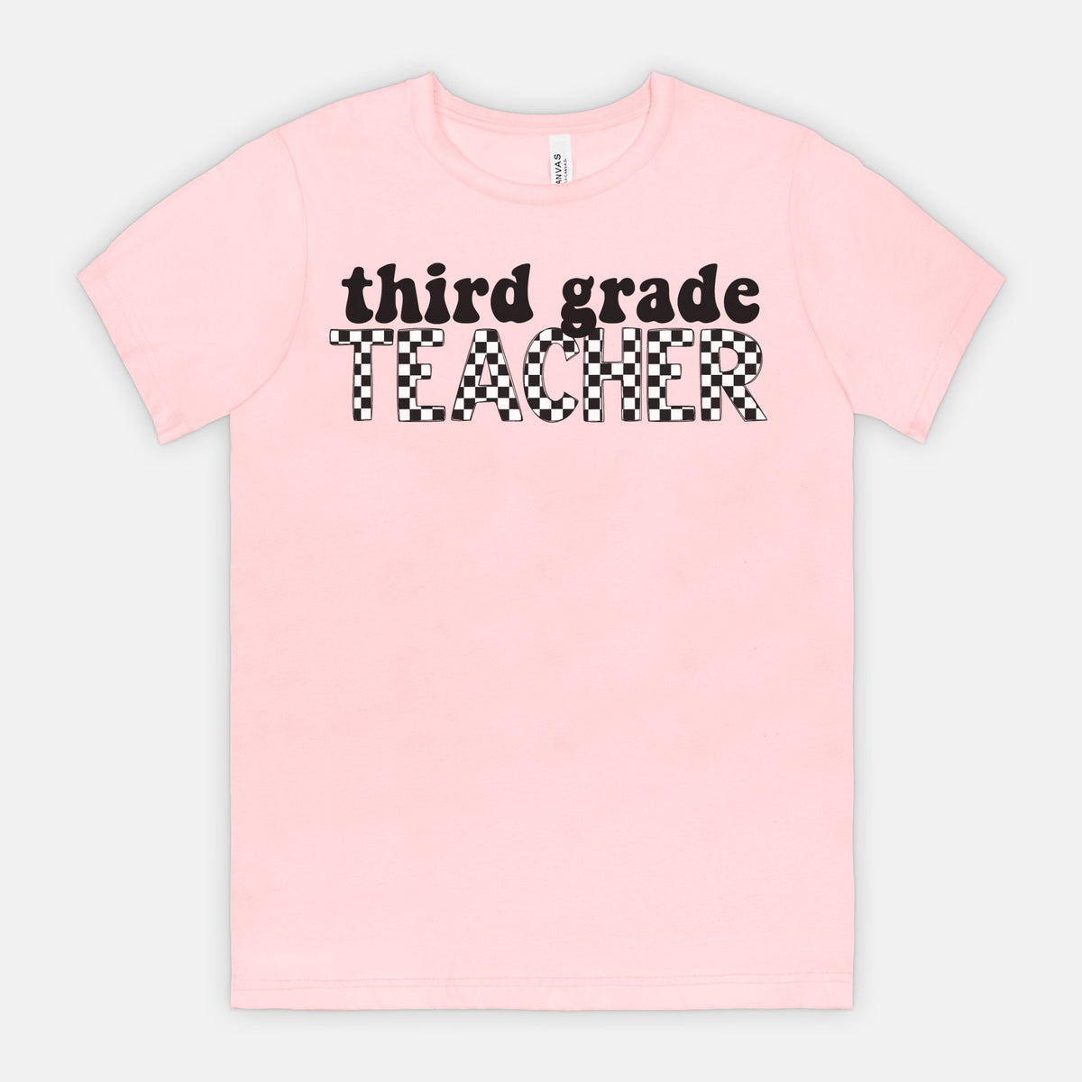 Checkered Third Grade Tee