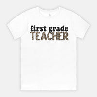 First Grade Leopard Tee