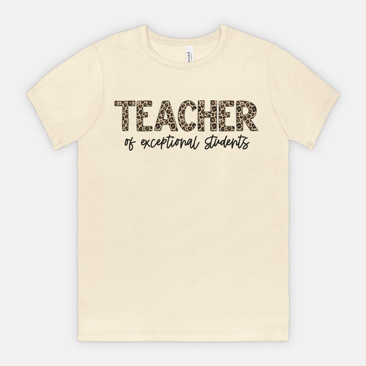 Teacher of Exceptional Students Leopard Tee