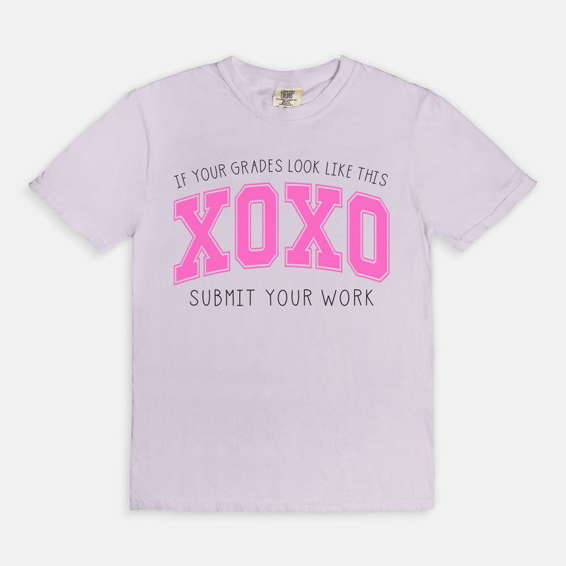 Pink Submit Your Work Tee