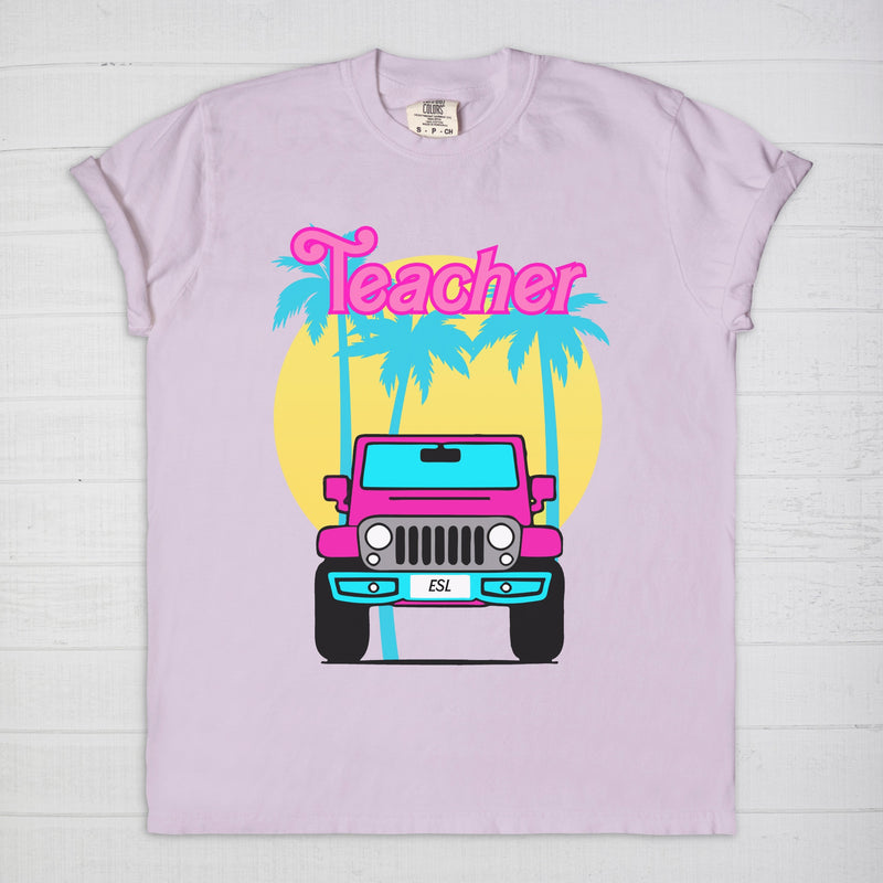 ESL Malibu Teacher Jeep Tee