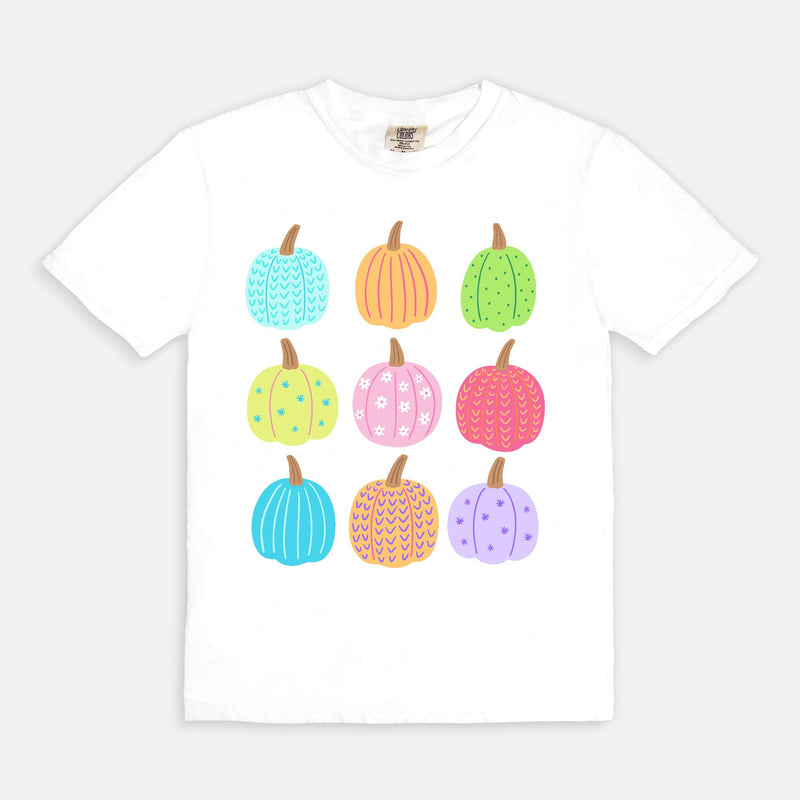 Bright Pumpkin Collage Tee