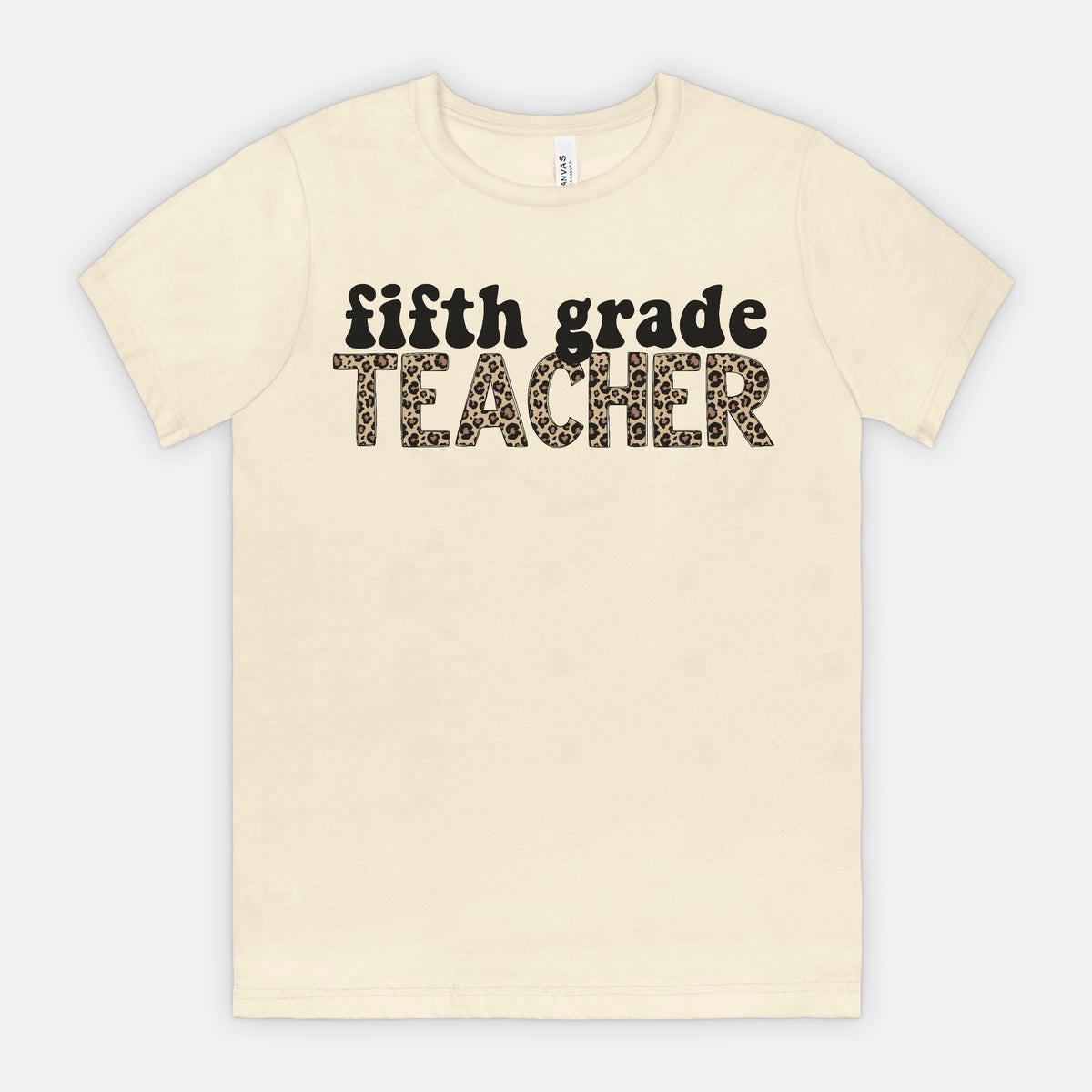 Fifth Grade Leopard Tee