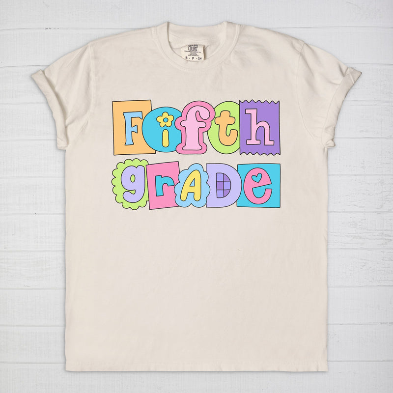 Fifth Grade Scrappy Tee