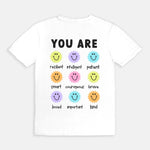 Happy You Are Here Pocket Print Tee