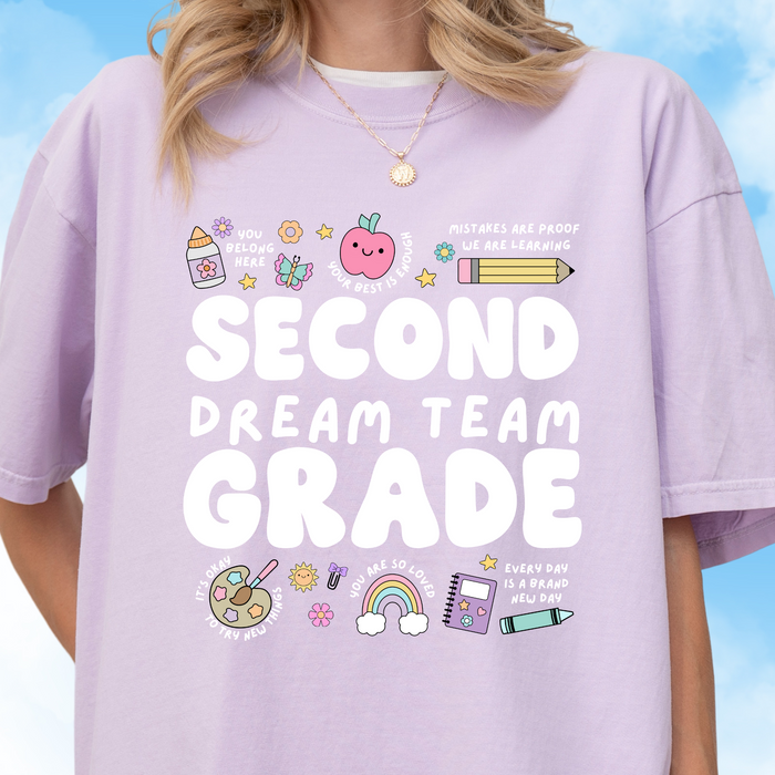 Second Grade Dream Team Affirmation Tee