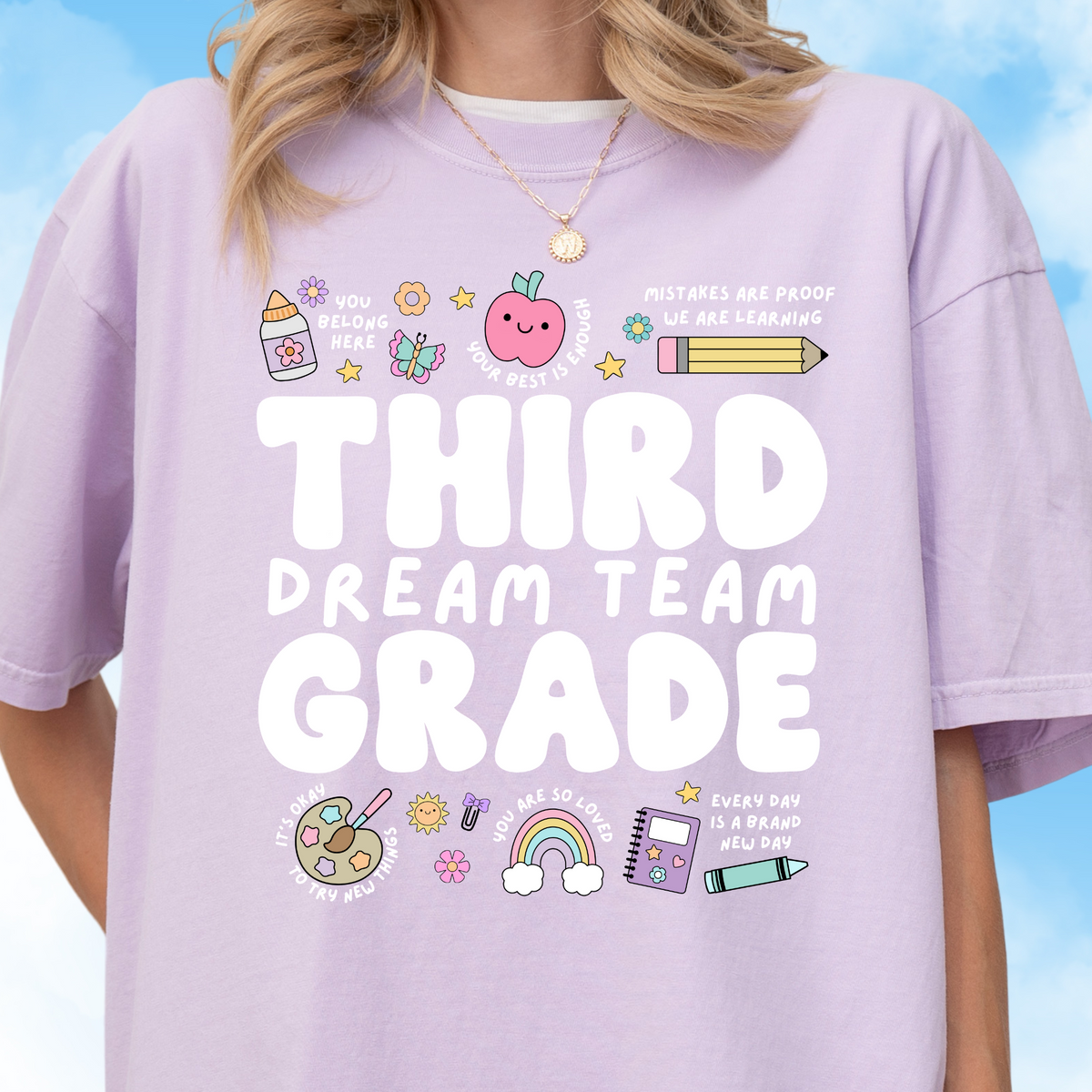 Third Grade Dream Team Affirmation Tee