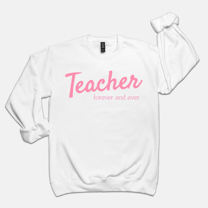 Pink Lover Inspired Forever and Ever Crewneck Sweatshirt