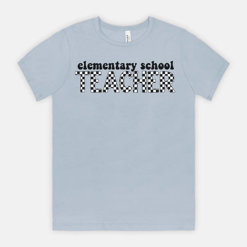 Checkered Elementary Tee
