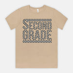 Second Grade Checked Out Tee
