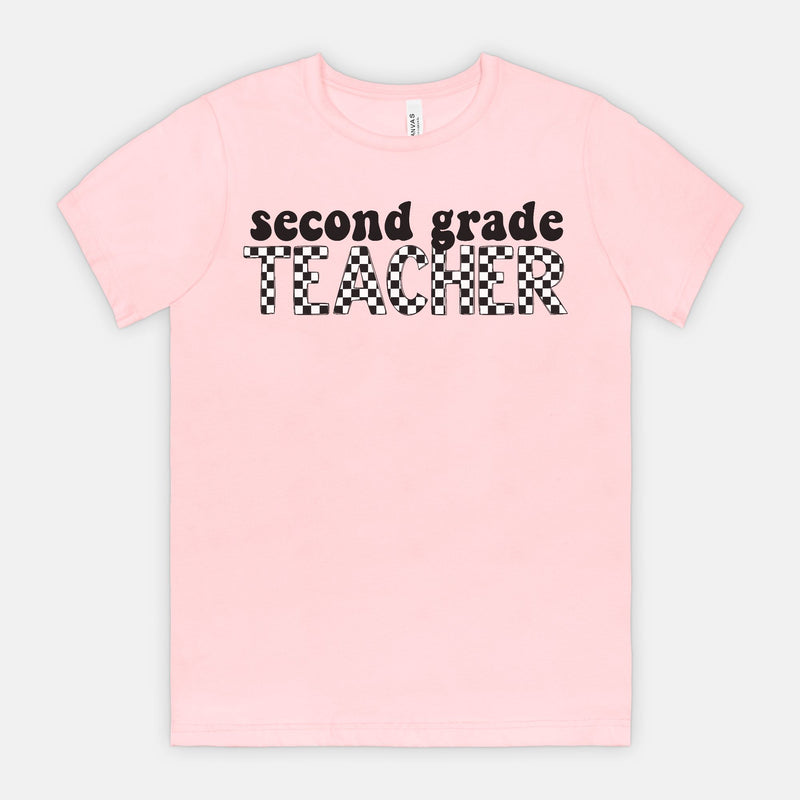 Checkered Second Grade Tee