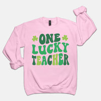 One Lucky Teacher Crewneck