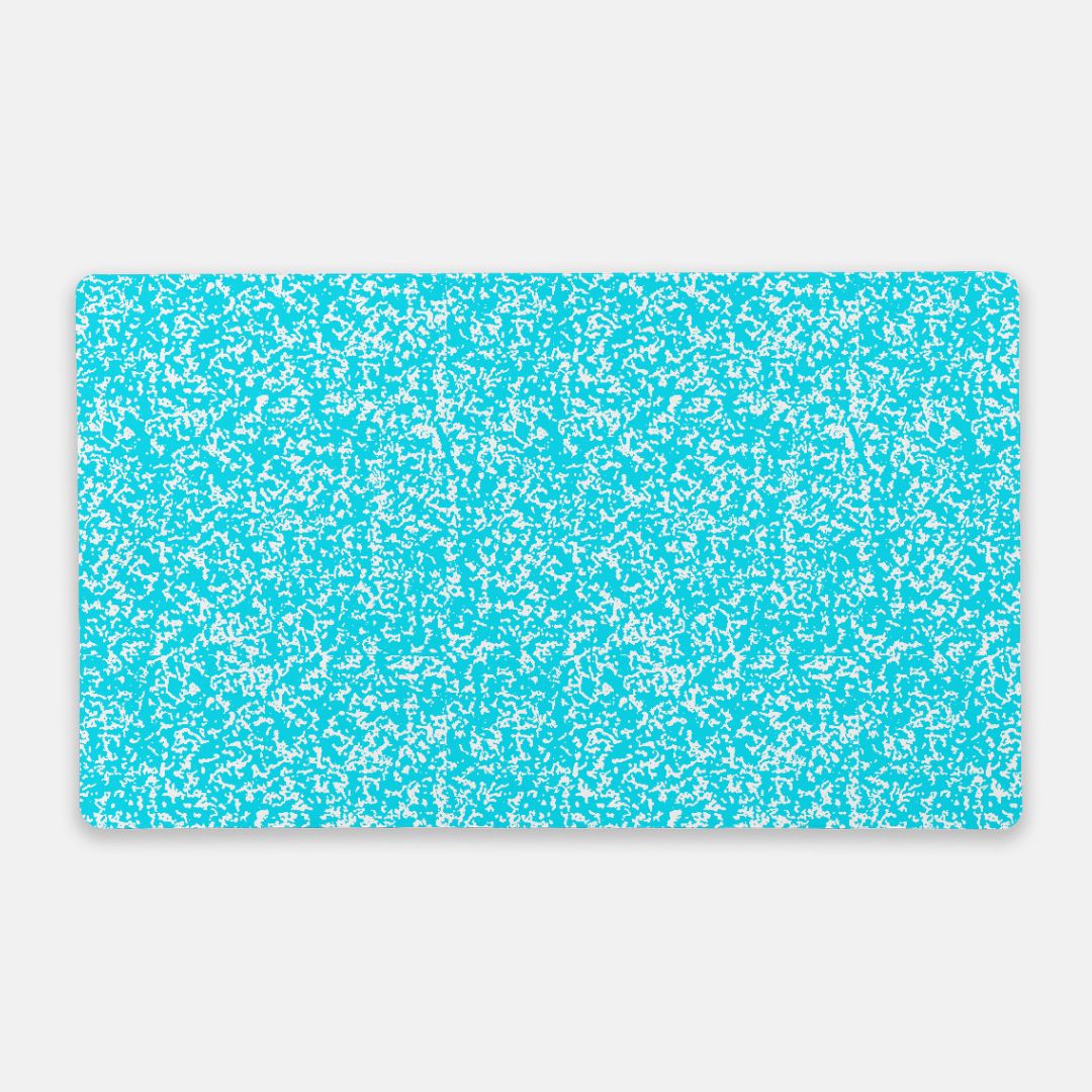 Classic Blue Composition Desk Mat