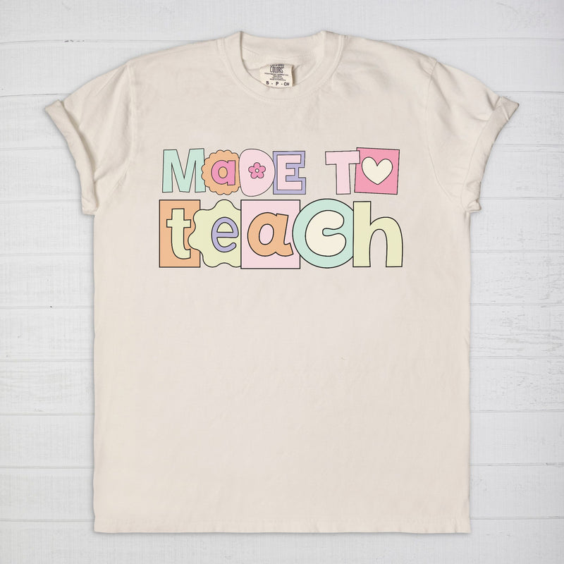 Made to Teach Collage Tee