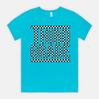 Third Grade Checked Out Tee