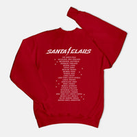 Santa Claus World Tour Crewneck Sweatshirt (Red)