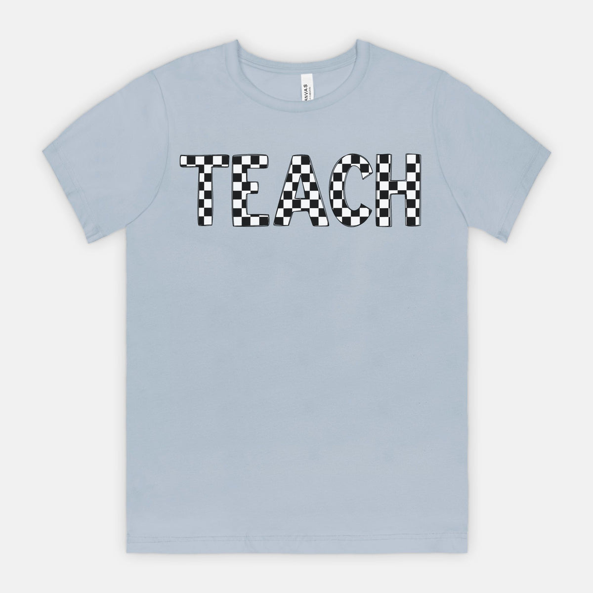 Checkered Teach Tee