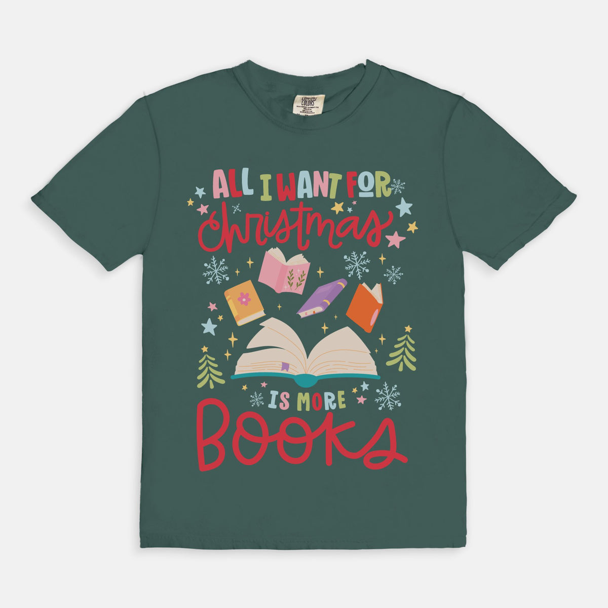 A Bookish Christmas Tee