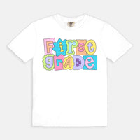 First Grade Scrappy Tee