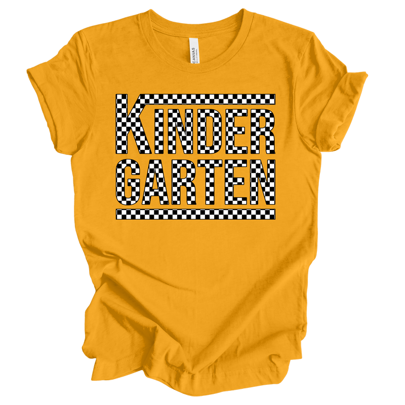 Kindergarten Checked Out Tee