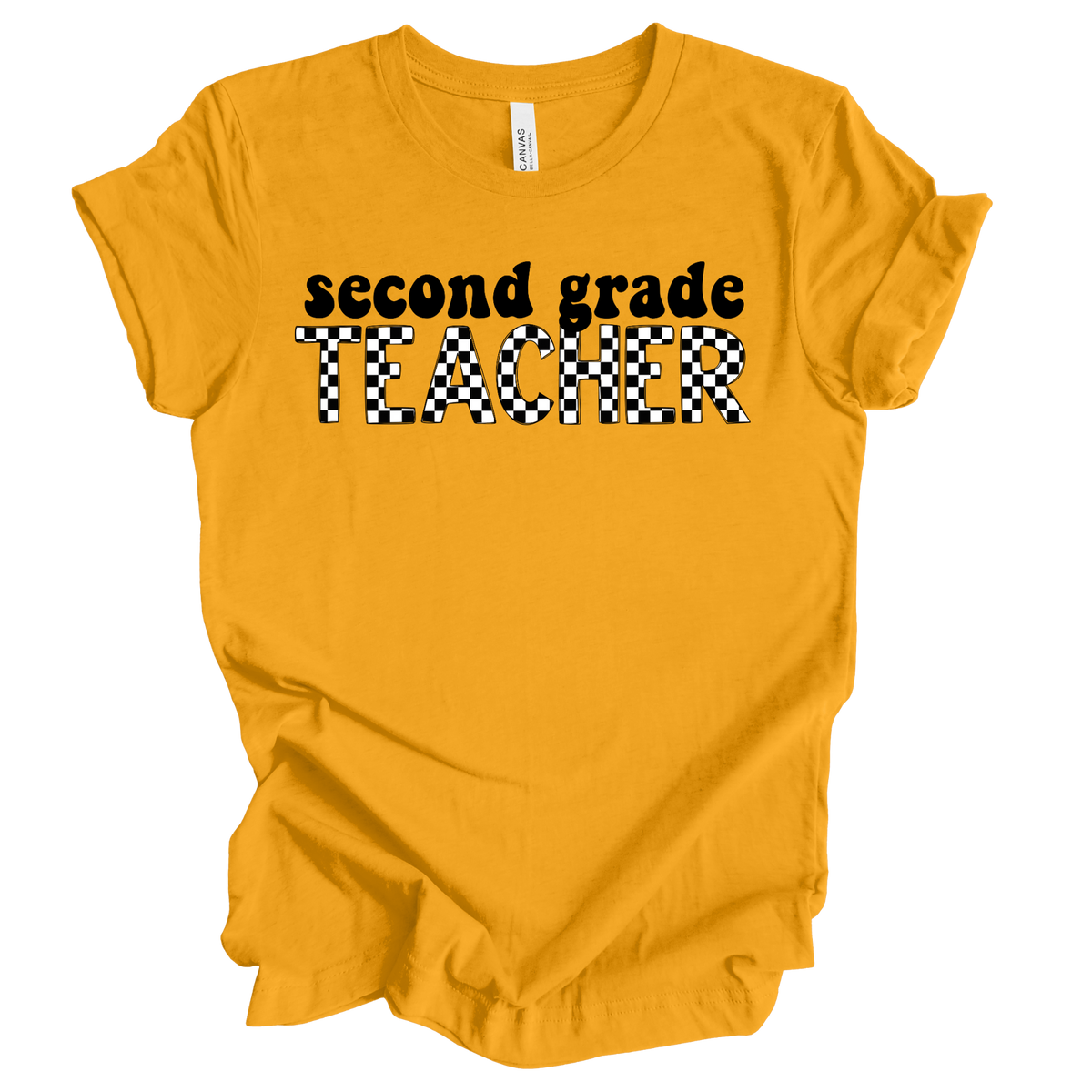 Checkered Second Grade Tee