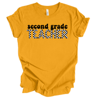 Checkered Second Grade Tee