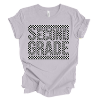 Second Grade Checked Out Tee