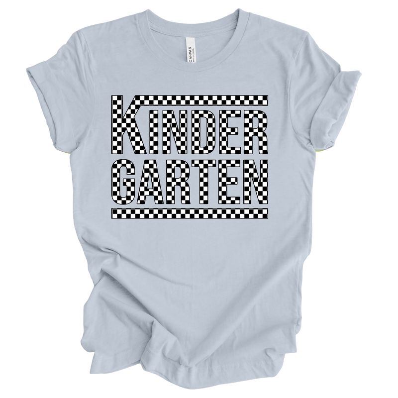 Kindergarten Checked Out Tee