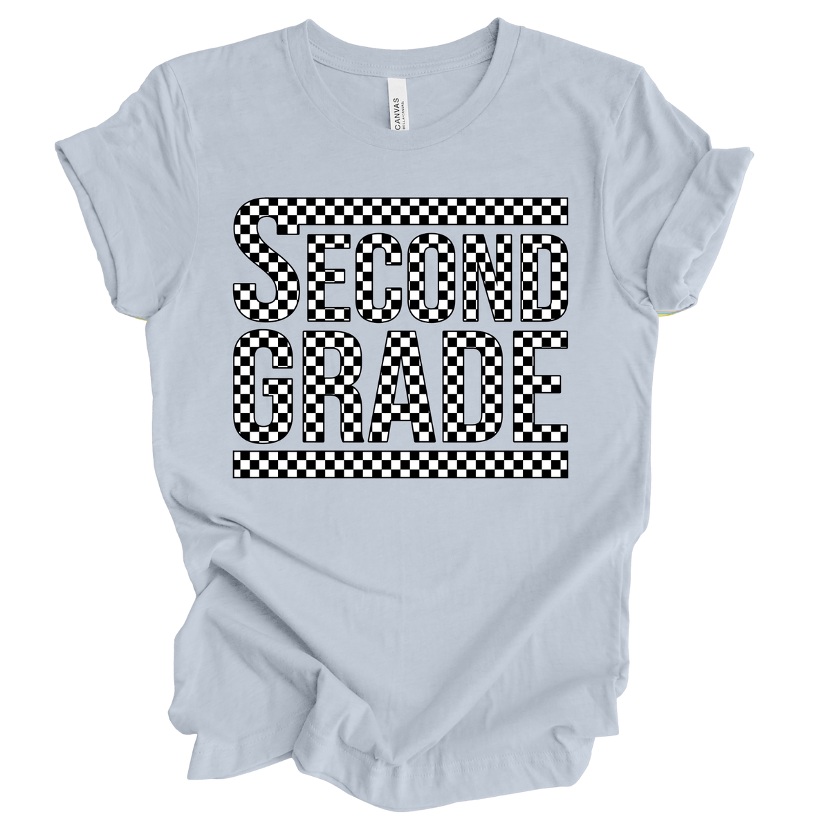 Second Grade Checked Out Tee