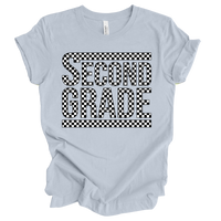 Second Grade Checked Out Tee