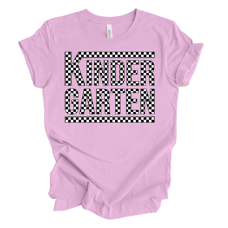 Kindergarten Checked Out Tee