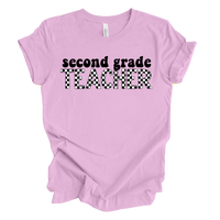 Checkered Second Grade Tee