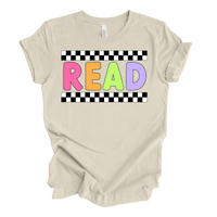 Read Retro Rainbow Tee