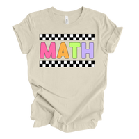 Math Retro Rainbow Tee