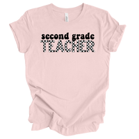 Checkered Second Grade Tee