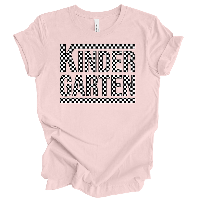 Kindergarten Checked Out Tee