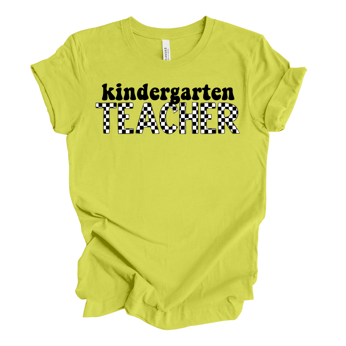 Checkered Kindergarten Tee