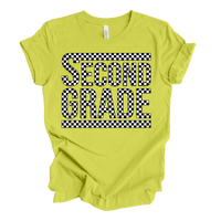 Second Grade Checked Out Tee