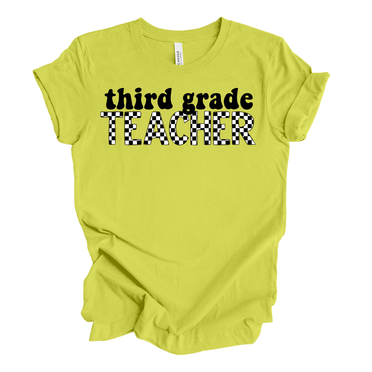 Checkered Third Grade Tee