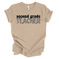 Checkered Second Grade Tee