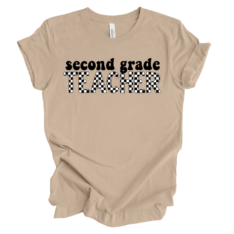 Checkered Second Grade Tee