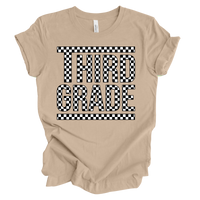 Third Grade Checked Out Tee