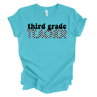 Checkered Third Grade Tee