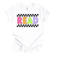 Read Retro Rainbow Tee