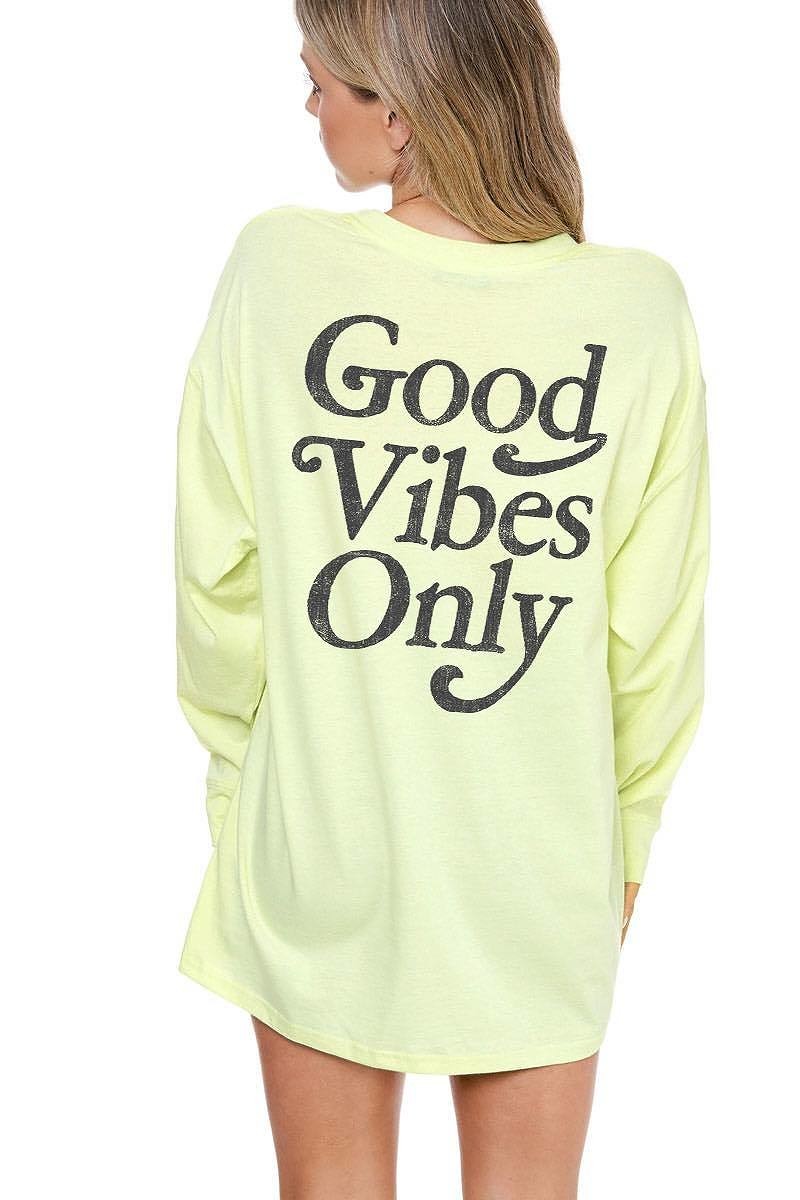 GOOD VIBES ONLY LS TOP
